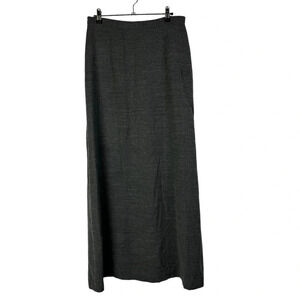Banana Republic Vintage Gray Wool Maxi Skirt 10